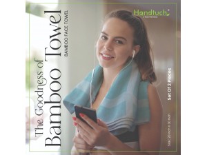 Handtuch Bamboo Hand Towels (2 Pieces Pack)