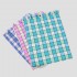 Niju 100% Pure Cotton Checkered Bath Towel – 30 x 60 Inches, Checked, Quick Dry Thin Towel with Knotted Fringes (3 -PCs)